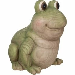 Flash Sale 🤩 Sinomart Wood Look Resin Frog 🔥