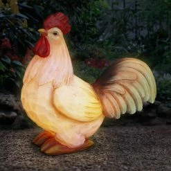 Best deal ✔️ Exhart Solar Rooster Hand Painted Garden Statue 11 In. 👍 -Patio Shop unnamed file 1019