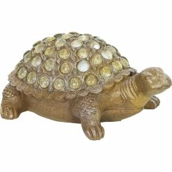 Coupon 🌟 Exhart Turtle With Accent Beads Garden Statue ⌛