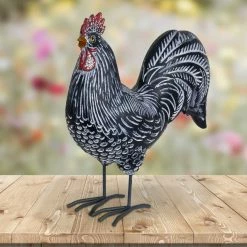 Deals 🥰 Exhart Farmhouse Hand Painted Rooster Garden Statue, 12 In. 😉 -Patio Shop unnamed file 1048