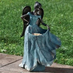 Brand new 🔥 Roman 20 In. Angel With 👗 Dress Birdbath 🔥