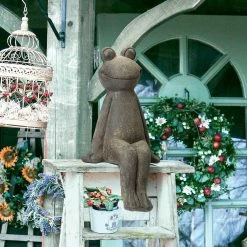 Buy 🔔 Design Toscano Take A Toad Off Sitting Frog Statue 👍 -Patio Shop unnamed file 1060