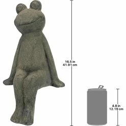 Buy 🔔 Design Toscano Take A Toad Off Sitting Frog Statue 👍 -Patio Shop unnamed file 1061