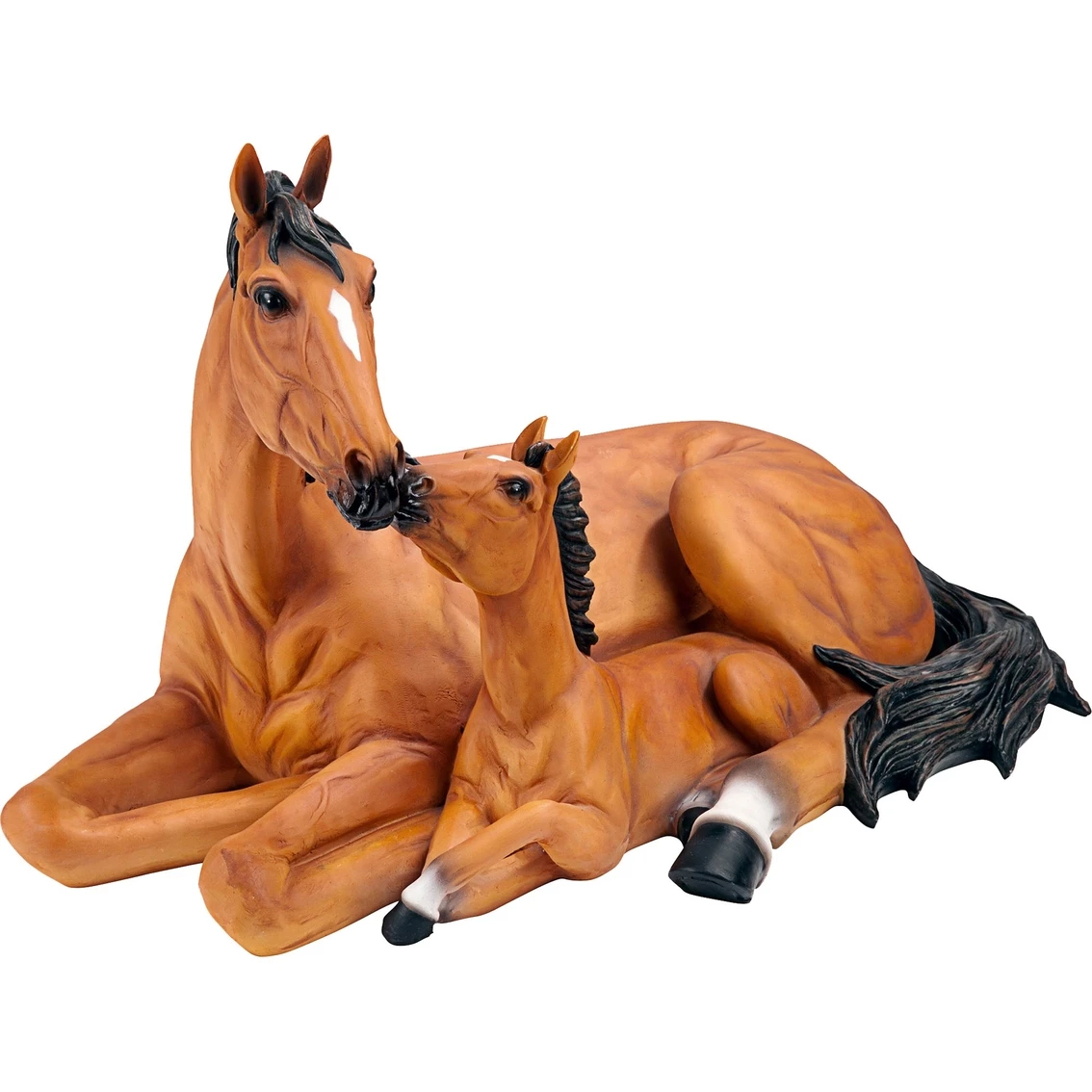 Cheapest 🔥 Design Toscano 👩 Motherly Love Pony Foal And Mare Horse Statue 🌟 4 Cheapest 🔥 Design Toscano 👩 Motherly Love Pony Foal And Mare Horse Statue 🌟 - Image 2
