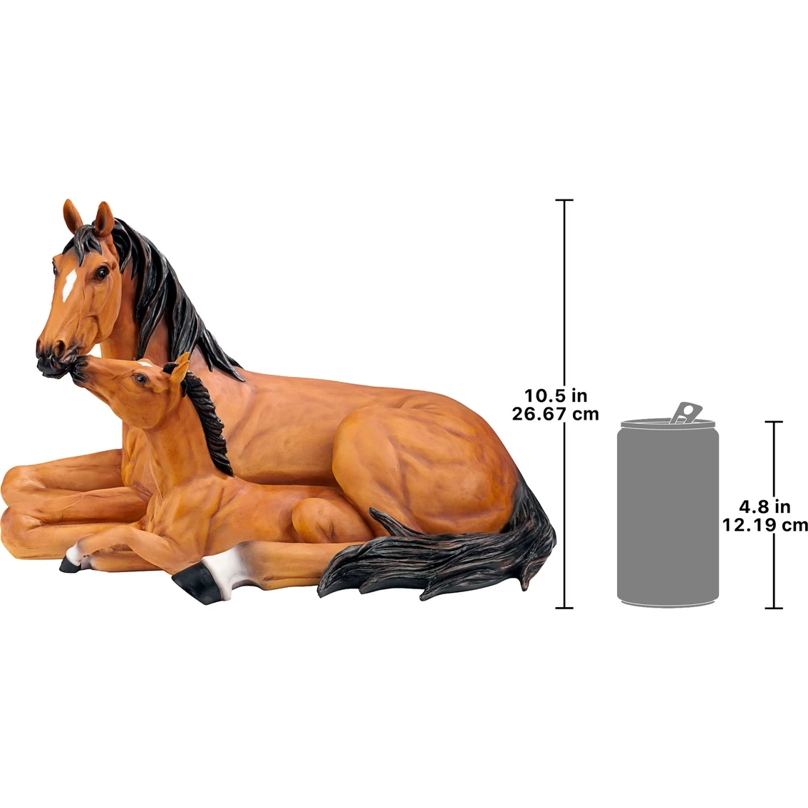 Cheapest 🔥 Design Toscano 👩 Motherly Love Pony Foal And Mare Horse Statue 🌟 8 Cheapest 🔥 Design Toscano 👩 Motherly Love Pony Foal And Mare Horse Statue 🌟 - Image 6