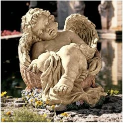 Cheapest ✨ Design Toscano Afternoon Nap Angel Sculpture ⌛ -Patio Shop unnamed file 109