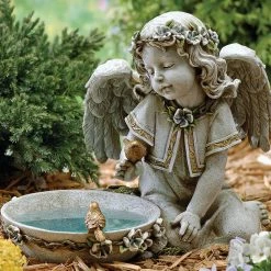 Cheap 🔥 Joseph's Studio Solar Angel Birdbath 😀