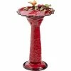 Budget 🎉 Alpine Metal Birdbath With Birds And Leaves 🛒 -Patio Shop unnamed file 1126