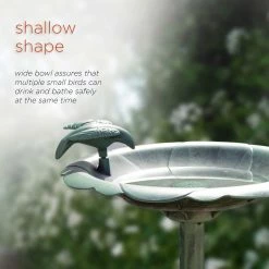 New 🔔 Alpine Green Birdbath With Bird Decoration 31 In. 🔔 -Patio Shop unnamed file 1140