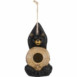 New 🔔 Alpine Hanging Bear Birdhouse Knot ✨
