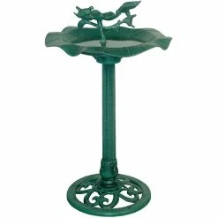 Hot Sale 🌟 Alpine Lotus Birdbath With Birds 33 In. 🥰