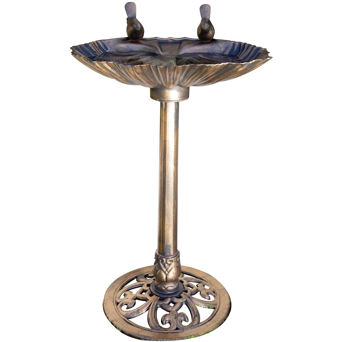 Outlet 🤩 Alpine Bronze Birdbath With 2 Birds, 32 In. 🛒 3 Outlet 🤩 Alpine Bronze Birdbath With 2 Birds, 32 In. 🛒