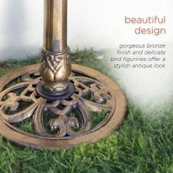 Outlet 🤩 Alpine Bronze Birdbath With 2 Birds, 32 In. 🛒 15 Outlet 🤩 Alpine Bronze Birdbath With 2 Birds, 32 In. 🛒 -Patio Shop unnamed file 1158