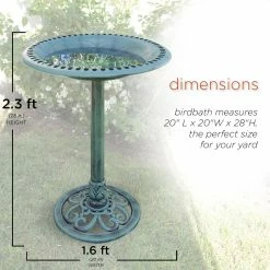 Cheapest ๐ Alpine Green Birdbath ๐งจ 12 Cheapest ๐ Alpine Green Birdbath ๐งจ -Patio Shop unnamed file 1179