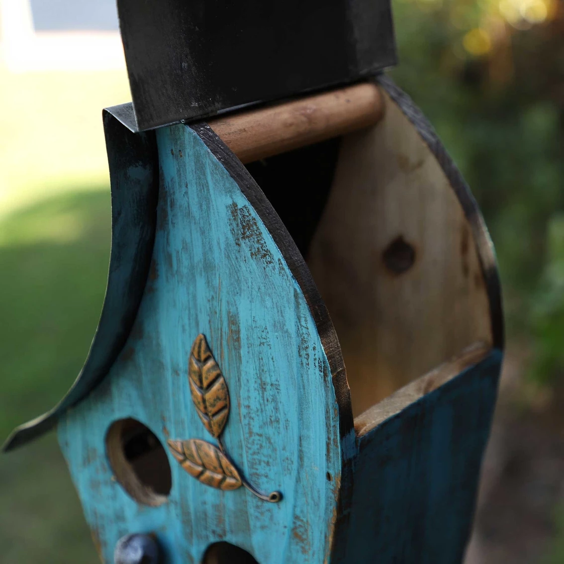 Top 10 ๐ Alpine Blue Artful Wooden Birdhouse, 12 Inch Tall ๐งจ 6 Top 10 ๐ Alpine Blue Artful Wooden Birdhouse, 12 Inch Tall ๐งจ - Image 4