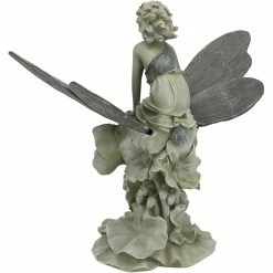 Promo 🔔 Design Toscano A Fairy's Wondrous Butterfly Ride Statue 👍 -Patio Shop unnamed file 124