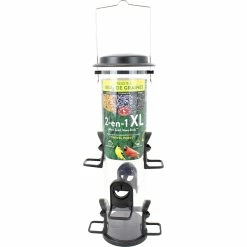 Hot Sale ⭐ Perky-Pet Black 2 In 1 XL Tube Feeder 👏