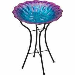 Deals 🛒 Regal Arts 18 In. Birdbath With Stand, Honeycomb 💯