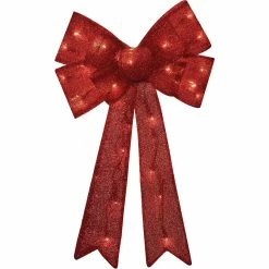 New 🎉 Everstar 24 In. Gittering Bow Sculpture ⭐