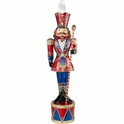 Flash Sale ๐ฅฐ Design Toscano Illuminated Bavarian Style Holiday Nutcracker Statue ๐ฏ