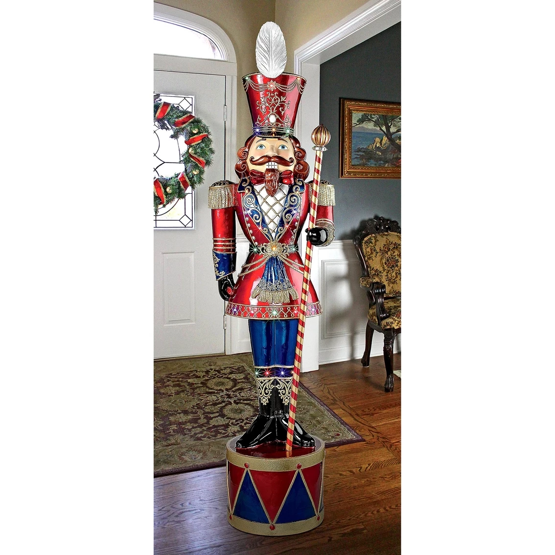 Flash Sale 🥰 Design Toscano Illuminated Bavarian Style Holiday Nutcracker Statue 💯 4 Flash Sale 🥰 Design Toscano Illuminated Bavarian Style Holiday Nutcracker Statue 💯 - Image 2