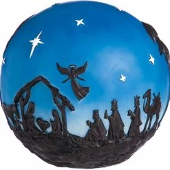 Discount 🔔 Evergreen Illuminated Battery Powered Globe, Nativity Scene 😍