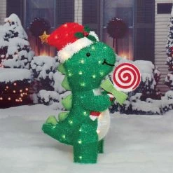 Cheapest 🌟 Everstar Dinosaur With Peppermint Sculpture 💯