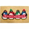 Best Pirce 🛒 Callowaymills Holiday Penguins 17 X 29 In. Doormat ⭐ -Patio Shop unnamed file 1339