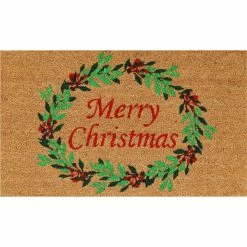 Cheapest 😀 Callowaymills 🔔 Christmas Wreath 17 X 29 In. Doormat 👏