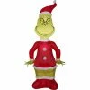 Buy ✨ Dr. Seuss Airblown Grinch As Santa Inflatable 🛒