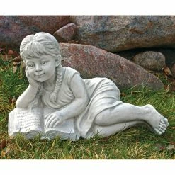 Outlet 😉 Design Toscano Reading Rebecca Statue 🎉 -Patio Shop unnamed file 144