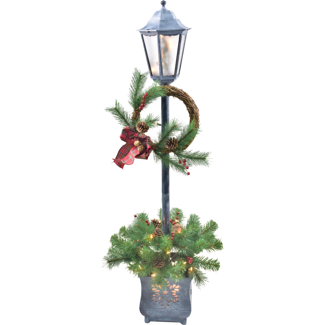 Buy ๐ Puleo 4 Ft. Pre-Lit Lamp Post With Wreath ๐ฏ 3 Buy ๐ Puleo 4 Ft. Pre-Lit Lamp Post With Wreath ๐ฏ