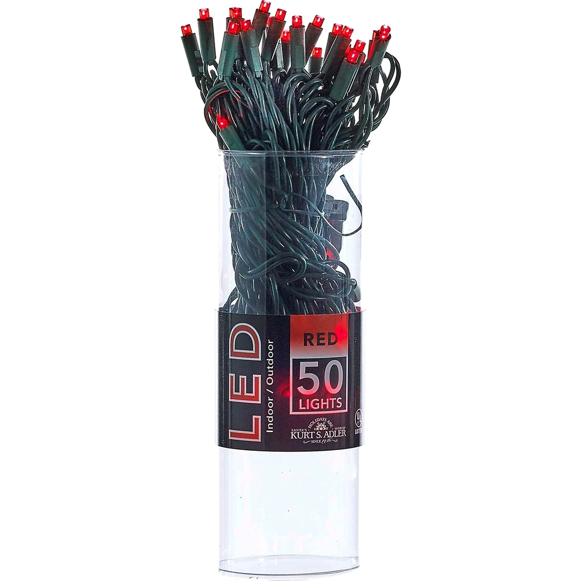 Promo 🎁 Kurt S. Adler 50 Red LED Lights In A Tube 🎉 3 Promo 🎁 Kurt S. Adler 50 Red LED Lights In A Tube 🎉