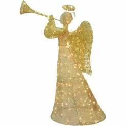 Buy 🎁 National Tree Company 60 In. Angel Decoration With LED Lights 💯