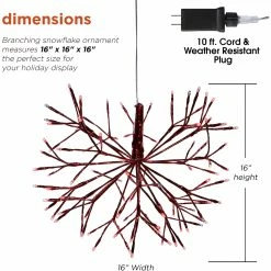 Best deal ๐ Alpine ๐ Christmas Red Snowflake Big Decor ๐ 15 Best deal ๐ Alpine ๐ Christmas Red Snowflake Big Decor ๐ -Patio Shop unnamed file 1528