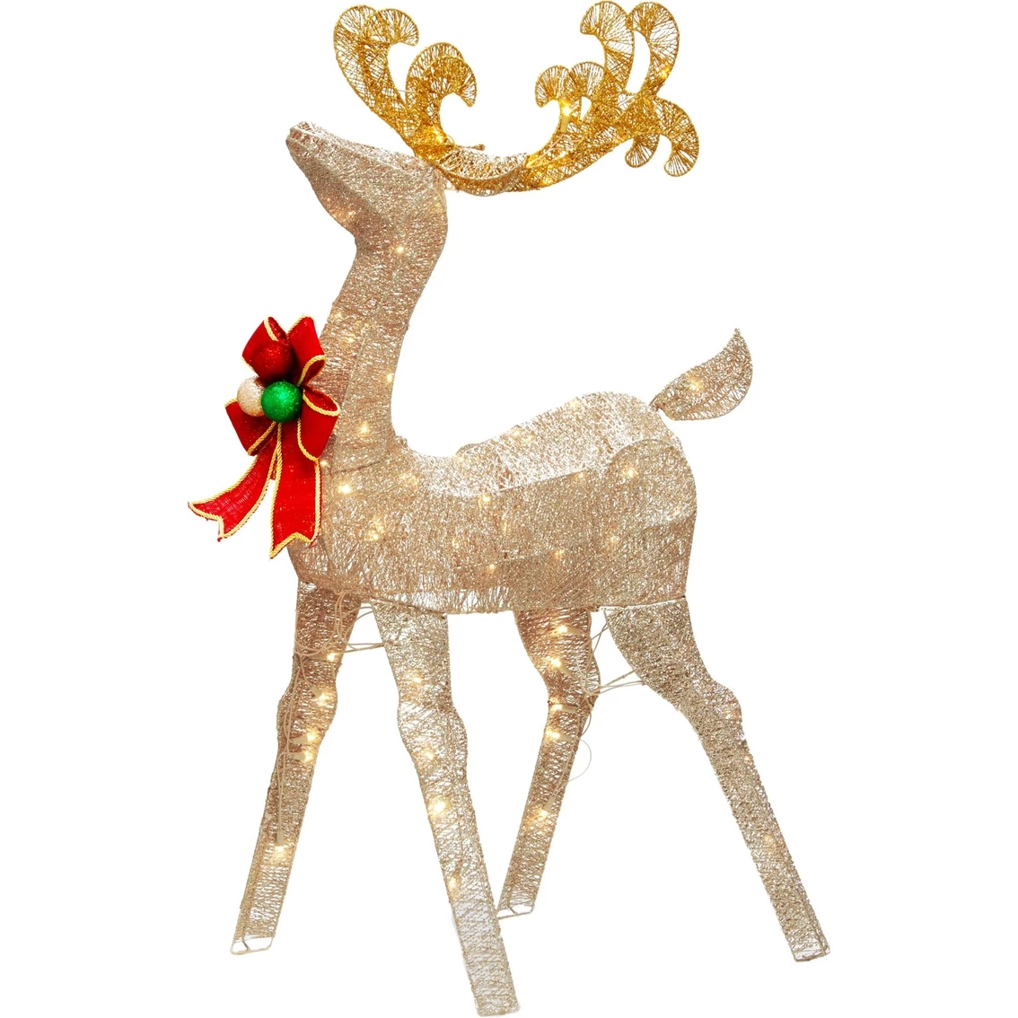 Promo 😍 National Tree Company 48 In. Reindeer Decoration With Clear Lights ✔️ 3 Promo 😍 National Tree Company 48 In. Reindeer Decoration With Clear Lights ✔️