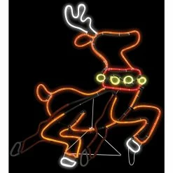 Outlet ✔️ Other Brands Light Glo Animated Reindeer Decoration ⭐