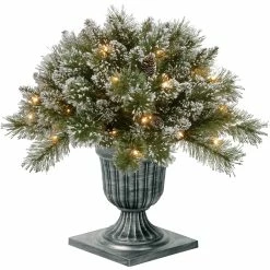 Wholesale 🧨 National Tree Company 18 In. Glittery Bristle Pine Porch Bush 🧨