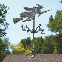 Hot Sale 😉 Design Toscano Windblown Wicked Witch Metal Weathervane: Roof Mount 🌟