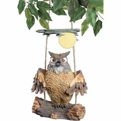 Buy ✨ Design Toscano Howie The Hoot Owl Swinging Sculpture 💯
