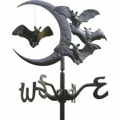 Best Pirce ๐ Design Toscano Crescent Moon Vampire Bats Metal Weathervane: Garden Stake โ
