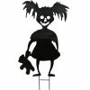 New 🔔 National Tree Company 38 In. 💀 Halloween Scary Girl Garden Stake 🧨