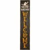 New 🔔 National Tree Company 39 In. 💀 Halloween "Wicked Witches Welcome" Porch Sign 🔥