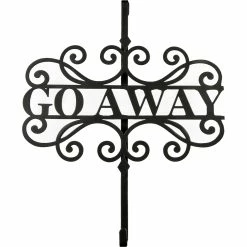 Hot Sale 👏 National Tree Company 17 In. 🧛 Halloween 'Go Away' Wreath Hanger ⭐