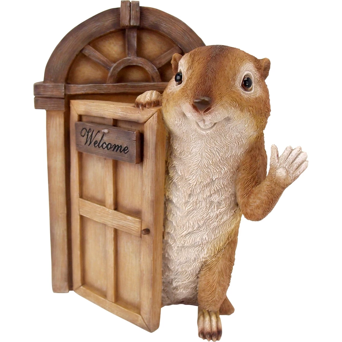 Outlet ✔️ Design Toscano Garden Greetings Squirrel Welcome Tree House Door Sculpture ✨ 3 Outlet ✔️ Design Toscano Garden Greetings Squirrel Welcome Tree House Door Sculpture ✨