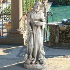 Budget 🌟 Design Toscano Nature's Nurturer, St. Francis Sculpture: Medium 👏 -Patio Shop unnamed file 198