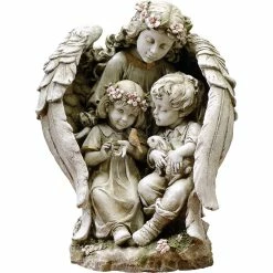 Deals 🌟 Joseph's Studio Guardian Angel With Children Garden Statue 💯