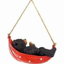 Outlet ⌛ Design Toscano 🌞 Summer Snooze Black Bear Statue 😉 -Patio Shop unnamed file 273
