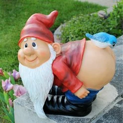 Best Sale 🛒 Design Toscano Loonie Moonie Bare Buttocks Garden Gnome Statue: Large 👏 -Patio Shop unnamed file 287