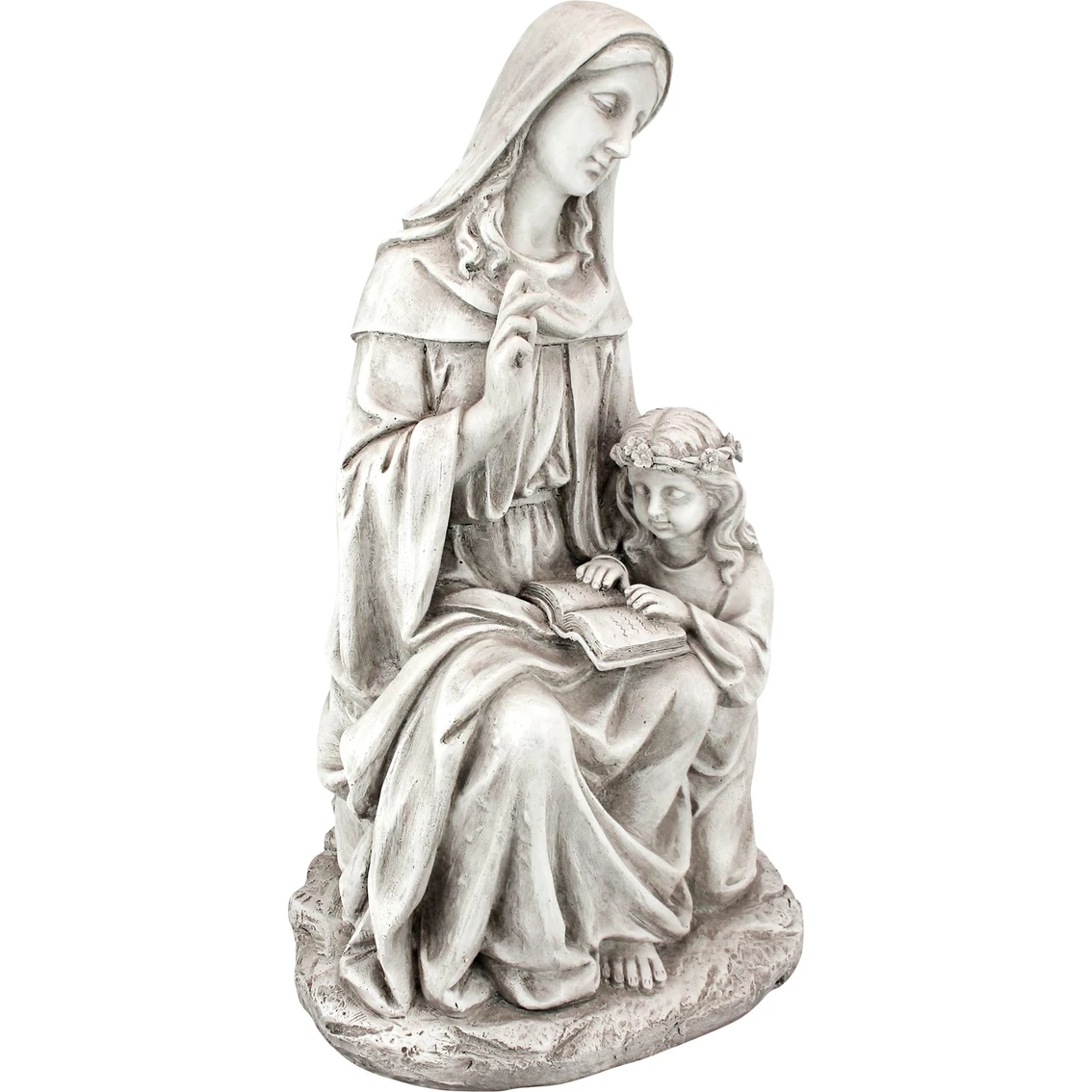Deals 🥰 Design Toscano St. Anne With The Young Mary, 👩 Mother Of Jesus Statue ⌛ 4 Deals 🥰 Design Toscano St. Anne With The Young Mary, 👩 Mother Of Jesus Statue ⌛ - Image 2